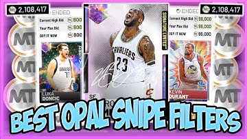 NBA2K19 - 3 GALAXY OPAL SNIPE FILTERS TO MAKE YOU TONS OF MT - OPALS UNDER 1K - FAST AND EASY MT!!!