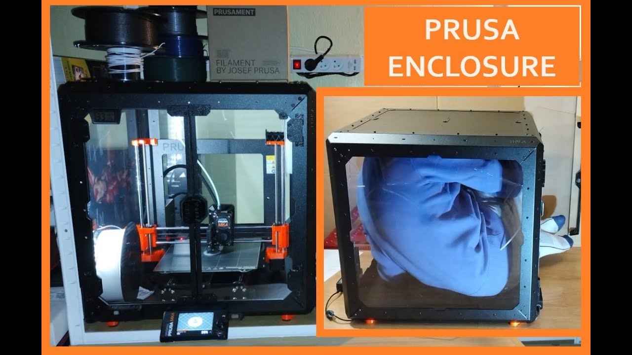 PRUSA ENCLOSURE - unboxing - step by step build - size test - MK4 ...