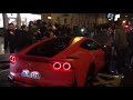 Aubameyang mobbed by Arsenal fans as he drives out in Ferrari after scoring debut goal