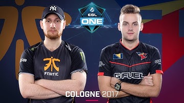 CS:GO - Fnatic vs. FaZe [Overpass] - Swiss Round 3 - ESL One Cologne 2017