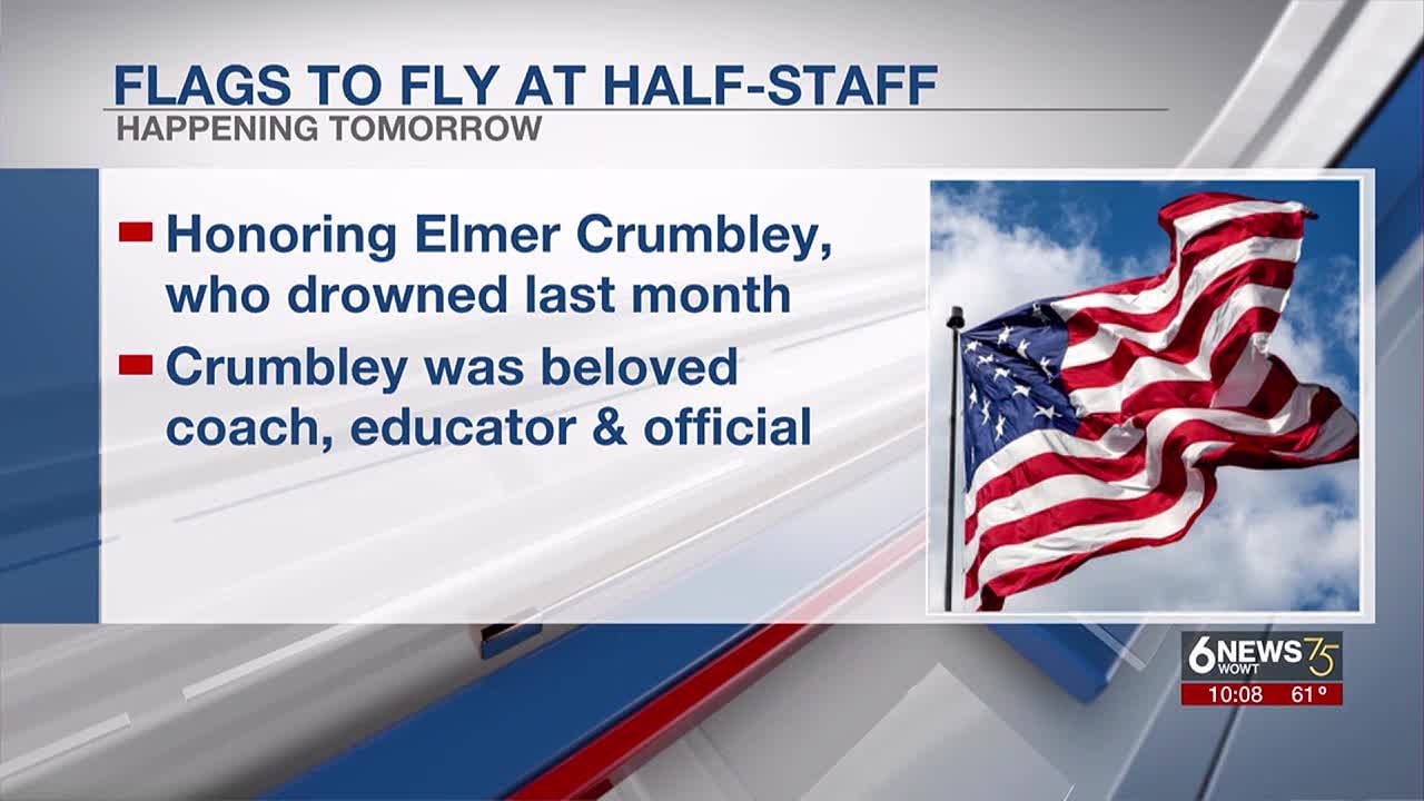 Omaha flags to be lowered in honor of educator who drowned