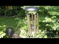 Golden black wind chime