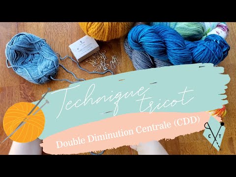 CDD Centered Double Decrease | Double diminution centrale