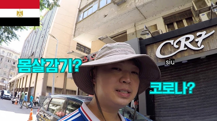 카이로에서 아파서 한식당으로 요양간 날 - 이집트, 세계여행 [54]