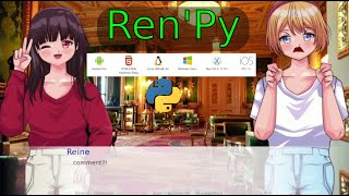 tuto RenPy : les bases pour créer un jeu de type dialogue avec le module Renpy 1