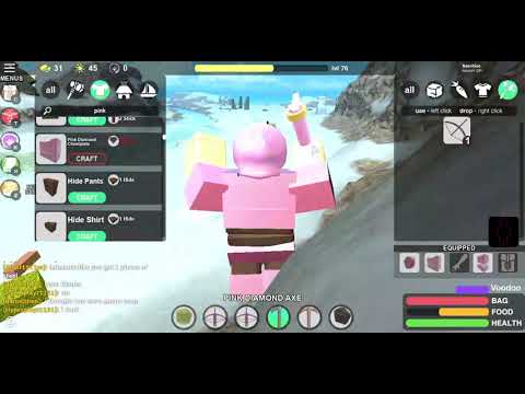 roblox booga booga pink diamond location