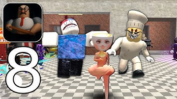 Barry Escape Obby - Escape Pizza Chapter 2 New Update - Gameplay Walkthrough Part 8 (Android, iOS)