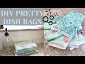 DIY DISH RAGS | EASY SEWING CRAFT | HOW I MAKE MY CLEANING RAGS