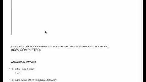 Instructor view of PeerMark results and evaluations