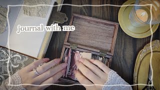 【ASMR】 natural vintageコラージュ (scrapbooking＊journal with me＊relaxing paper sounds 紙の音