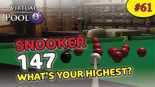 Virtual Pool 4 - Snooker 147 - 61