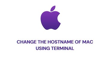 Change the Hostname of mac using terminal
