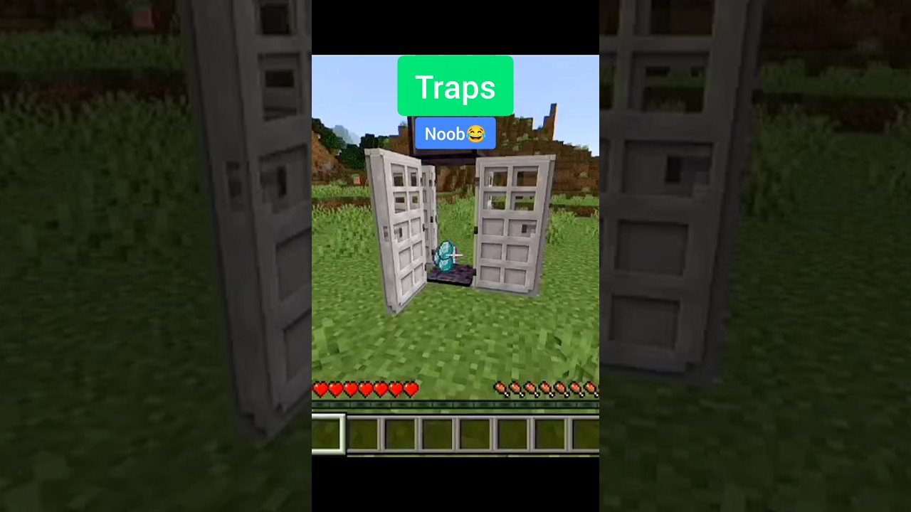 Minecraft NOOB vs PRO vs HACKER: Traps!🤣
