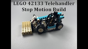 LEGO 42133 Telehandler Stop Motion Build