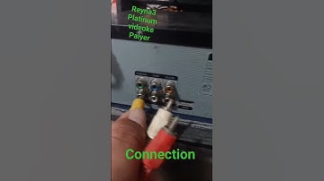 Platinum Reyna3 videoke Player connection #shortsvideo #audiovideo #videoke #connection