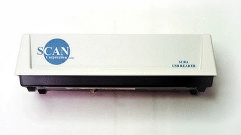 ScanCorporation 6110A OCR and Barcode Scanner