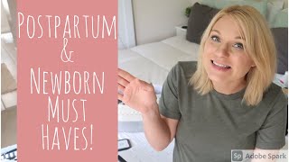 Postpartum &amp; Newborn Must Haves! | 2020 | (experienced mama)