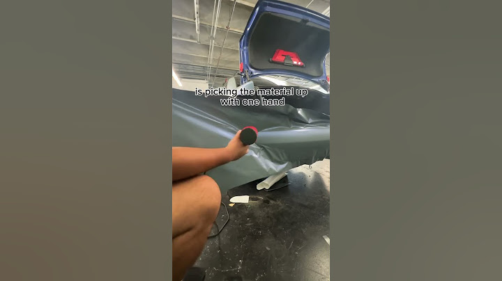 Wrapping a bumper by yourself