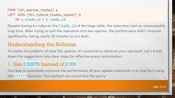 Speeding Up an SQL Server Update Query on Large Tables: Effective Strategies