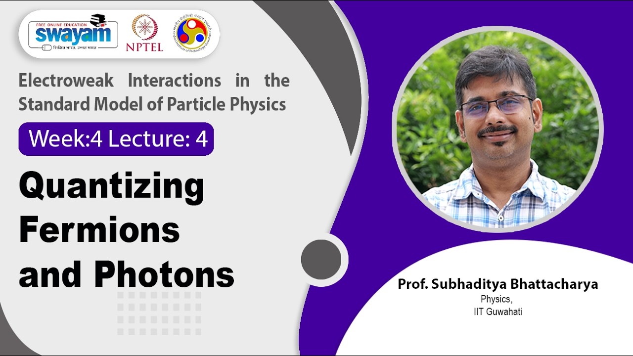 Lec 20: Quantizing Fermions and Photons