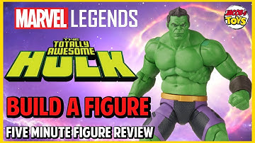 TOTALLY AWESOME HULK Action Figure Review | Marvel Legends | Jacobs Toys | Build A Figure