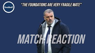 Ange Postecoglou's FURIOUS reaction after Tottenham lost to Manchester City