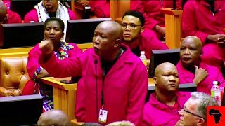 Chaos In Parliament - Julius Malema And EFF Disrupts SONA 2020