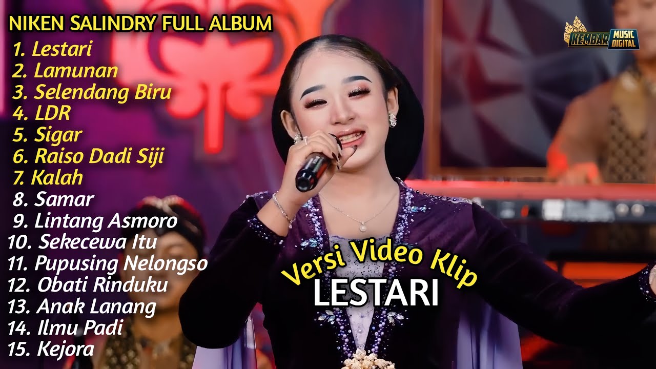 NIKEN SALINDRY FULL ALBUM, LESTARI, LAMUNAN | TERBARU 2024 - Kembar Music Digital
