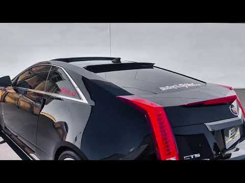 Dry Carbon Fiber Rear Deck Lid Detail for 2009–15 Cadillac CTS-V Coupe
