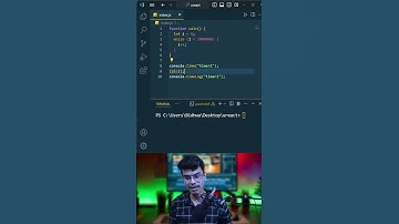 Javascript Time Calculation of Any Algorithm | console.time() | #shorts #javascript #school4u
