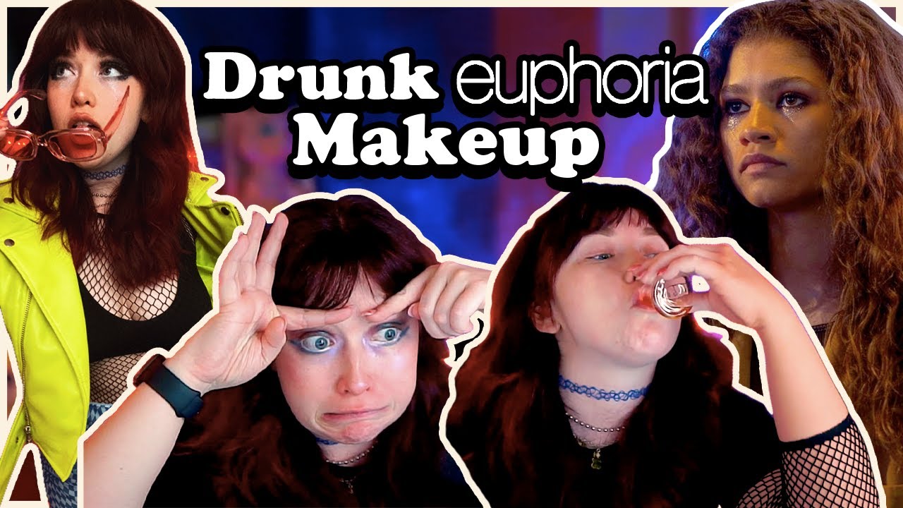 Attempting EUPHORIA Makeup but DRUNK!? - YouTube