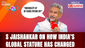 "Credibility Of Last 10 Years Is Paying Off Now": S Jaishankar To NDTV