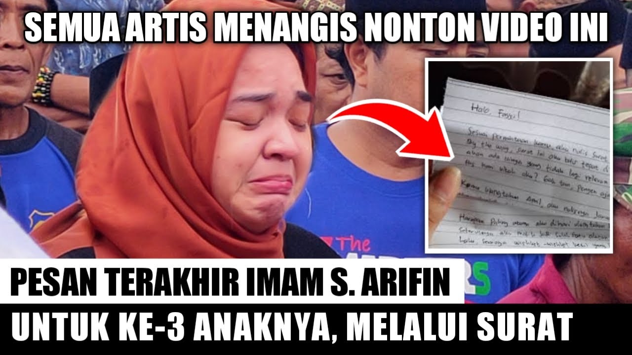 Semua Artis Menangis, Saat Nana Mardiana Temukan Surat Terakhir, Untuk Ke-3 Anaknya Imam S Arifin