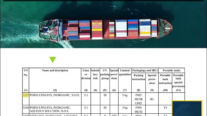 Shippers declaration for the transport of dangerous goods là gì năm 2024