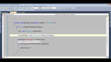 Facebook API C# Preview