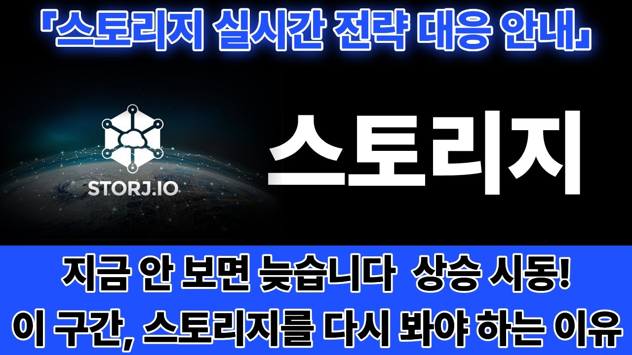 [스토리지코인] 스토리지, 시장이 과소평가한 코인 1위입니다 -세력의 손