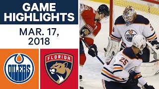 Nhl Game Highlights Oilers Vs. Panthers - Mar. 17, 2018