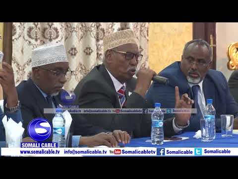 Madaxweynaha Galmudug Axmed Ducaale oo ka hadlay shirka wadatashiga