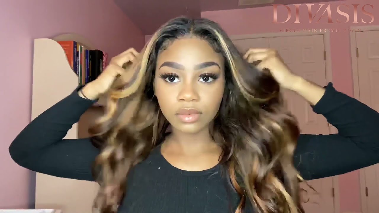 OMBRE LACE FRONT WIG 丨 HIGHLIGHT WIG 丨 DIVASISHAIR