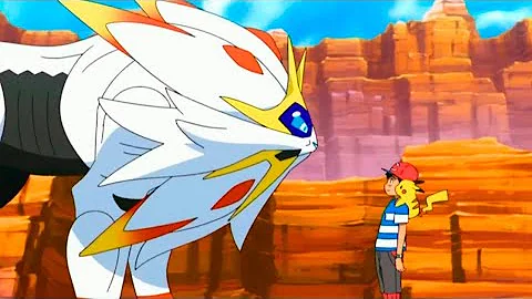 Nebby evolves into Solgaleo  [Eng dub] Pokemon sun and moon episode 52