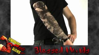 Blessed Hands Temporary Tattoo Sleeve