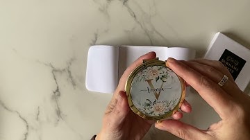 208M – Personalised Initial and Name- Compact Mirror