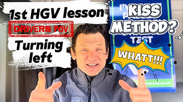 🚛 First HGV Lesson POV – Mastering Tight Left Turns Like a Pro!