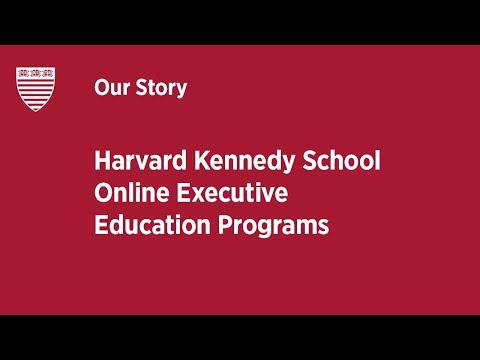 Harvard Kennedy School Online Executive Education Programs Harvard Kennedy School Online Executive Education Programs