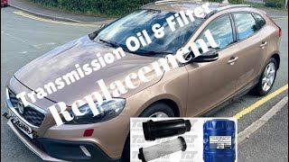 Volvo V40 Cross Country, Transmission oil & filter replacement. 1.6 Diesel Automatic 2013.