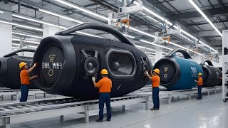 Inside the JBL Portable Speaker Factory | How the JBL Boombox 3 Wifi Bluetooth Speaker Is Made