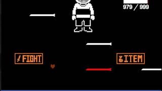 Undertale Battles:StorySpin:Sans(A Very Hard Fight But I Can't Beat it)