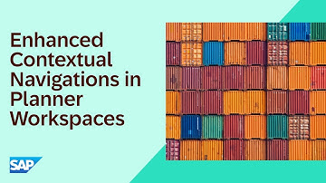 Enhanced Contextual Navigations in Planner Workspaces in SAP IBP 2502 | Best Practices & Demo