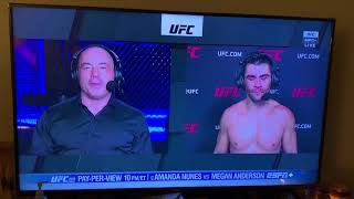 Dominick Cruz with the win over Casey Kenney calls out Hans MolenKamp, UFC 259