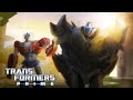 Transformers: Prime | The Origin of Optimus Prime &amp; Megatron | Motion Comic | Transformers Official